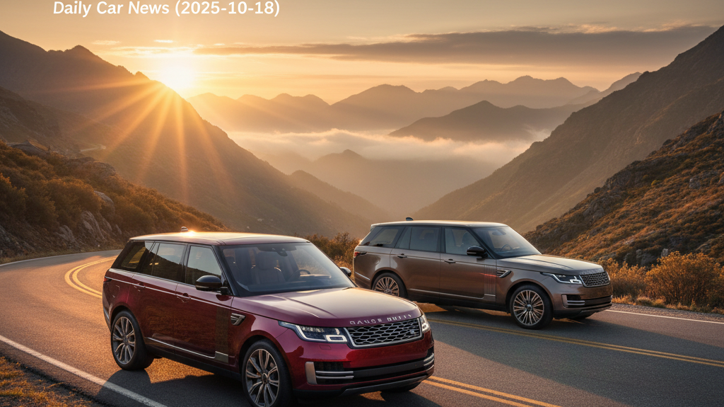 Editorial, photo-realistic HERO for an automotive daily news article titled "Land Rover Range Rover (L460) Redefines Luxury and Off-Road Capability –