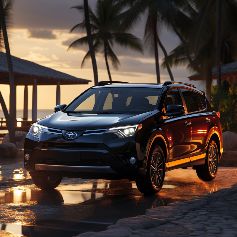 سجادات أرضية فاخرة من Autowin لسيارة Toyota RAV4 (2013-2019)