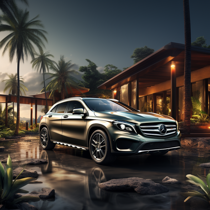 ارفع مستوى سيارة Mercedes-Benz GLA-Class X156 (1017-2020) مع سجادات الأرضية المتميزة من Autowin