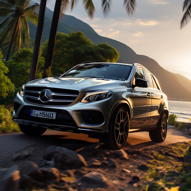 قم بتحسين سيارة Mercedes GLE W166 Allrounder (2015-2019) مع سجادات الأرضية الفاخرة من Autowin