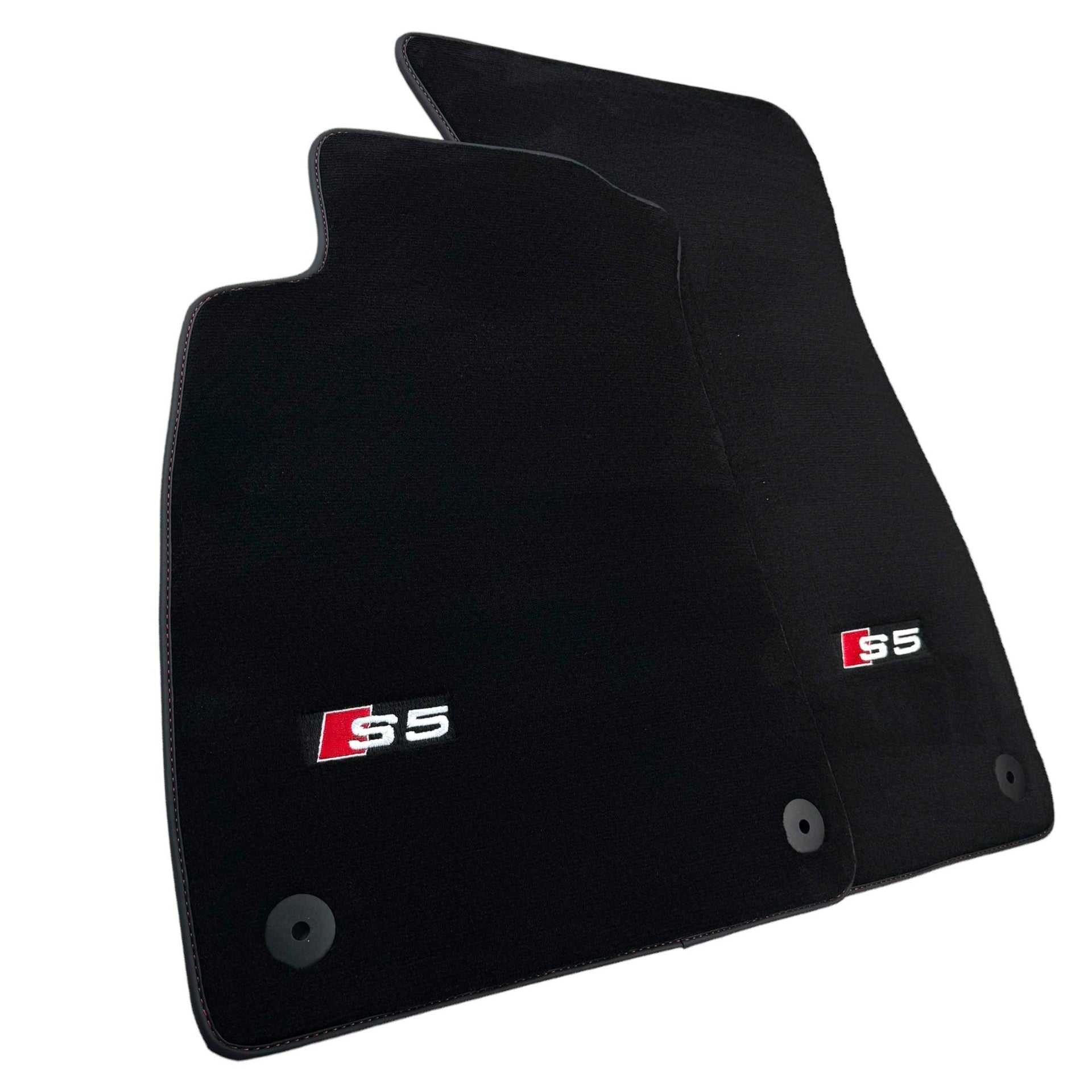 Black Floor Mats for Audi S5 2-door Coupe (2007-2024) - AutoWin