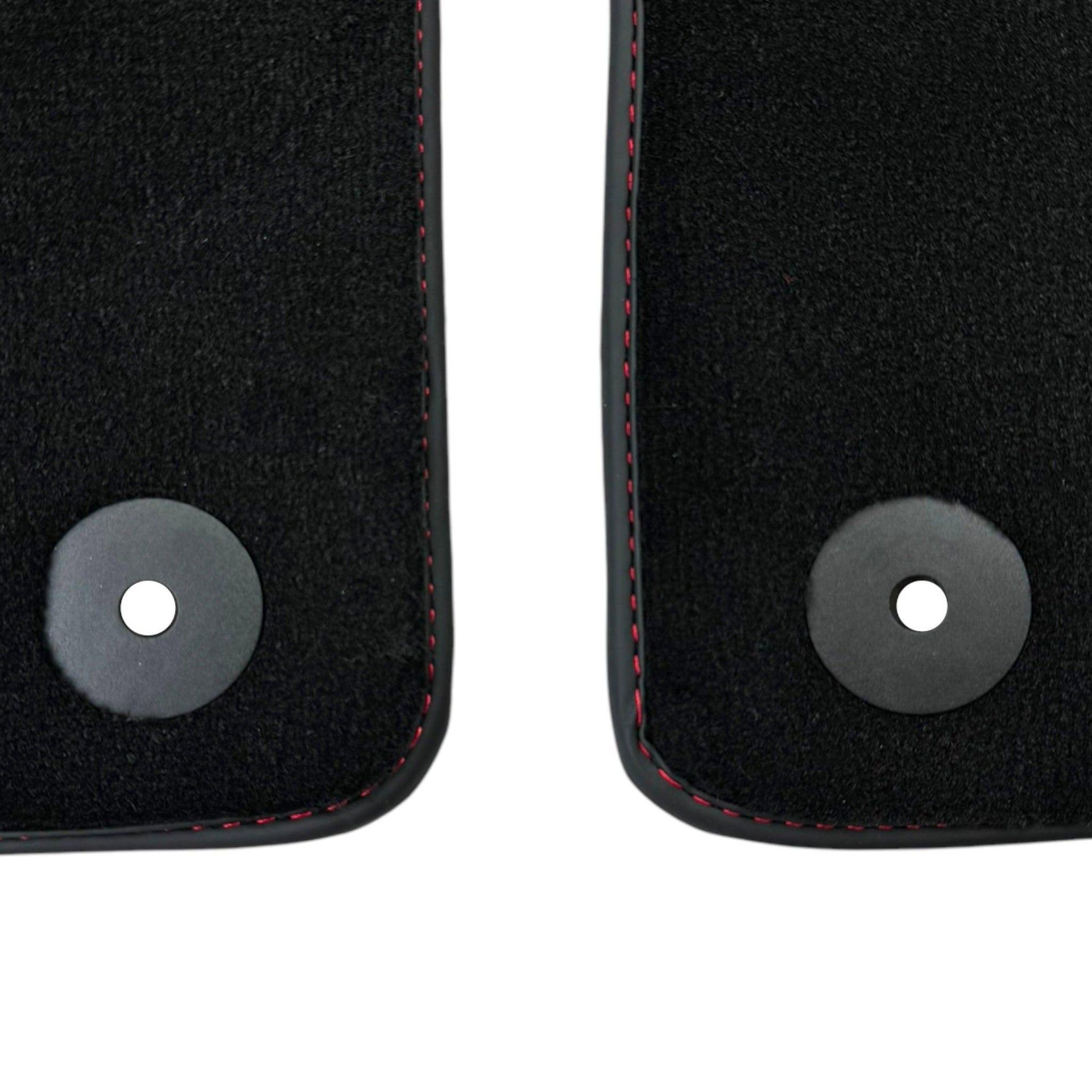 Black Floor Mats for Audi R8 (2015-2024) with Black Trim