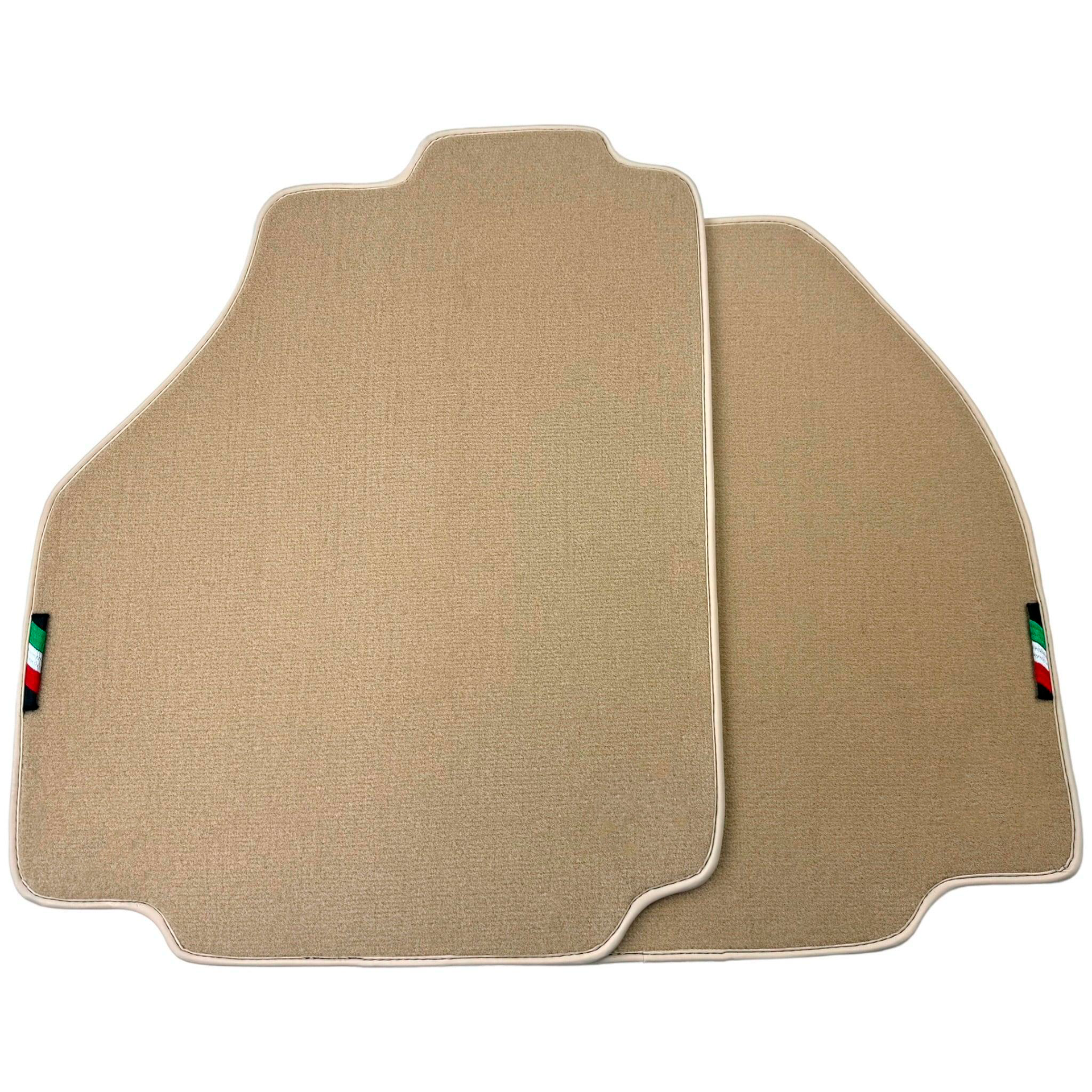 Beige Floor Mats for Ferrari 488 Pista Spider (2019-2021) | Italian Edition