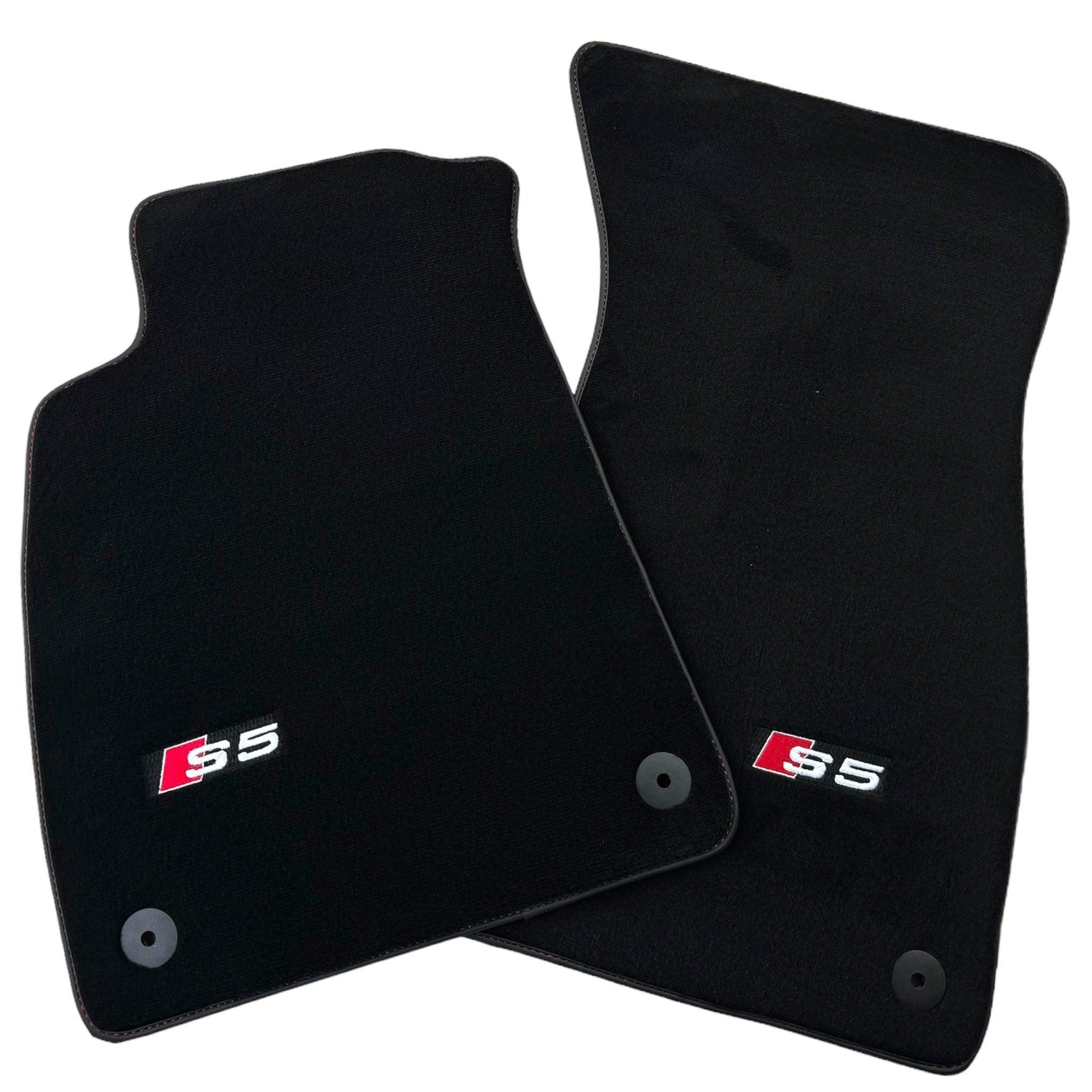 Black Floor Mats for Audi S5 5-door Fastback Sedan (2007-2024) - AutoWin