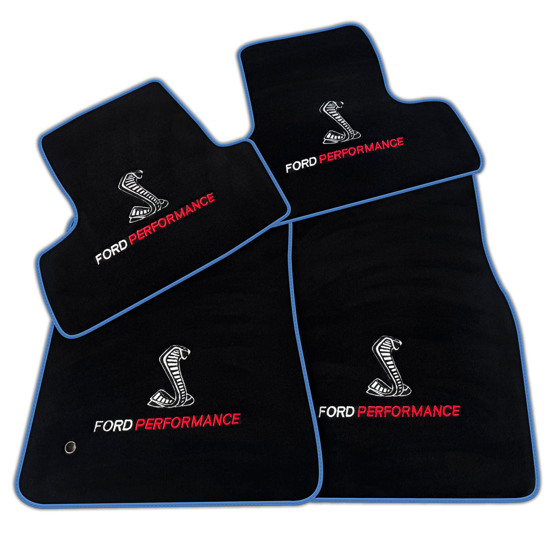 Black Floor Mats for Ford Mustang V FL (2011-2014) Ford Performance
