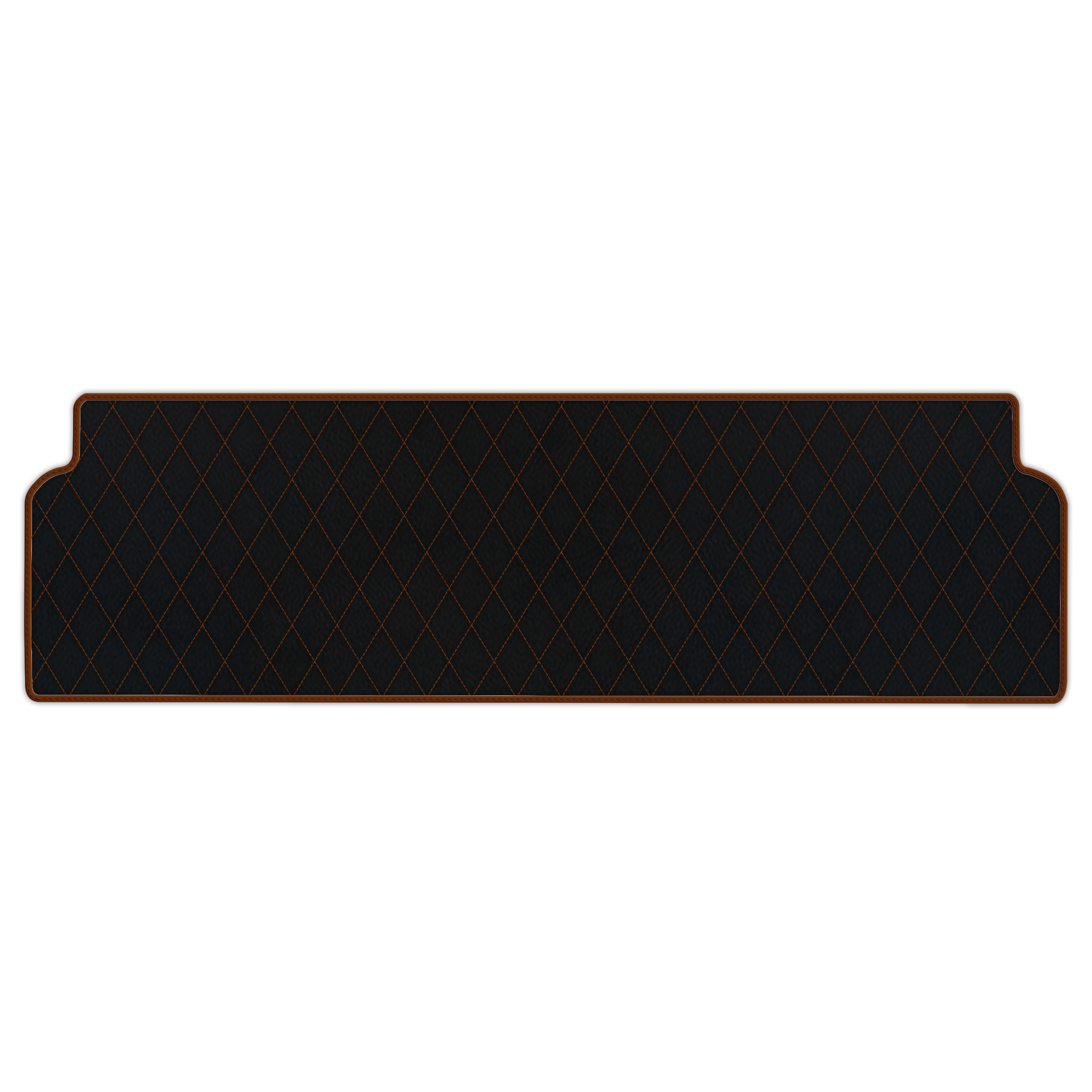 Customizable Leather Floor Mats with Single Diamond Pattern for Ferrari Mondial Convertible (1983-1993) - AutoWin