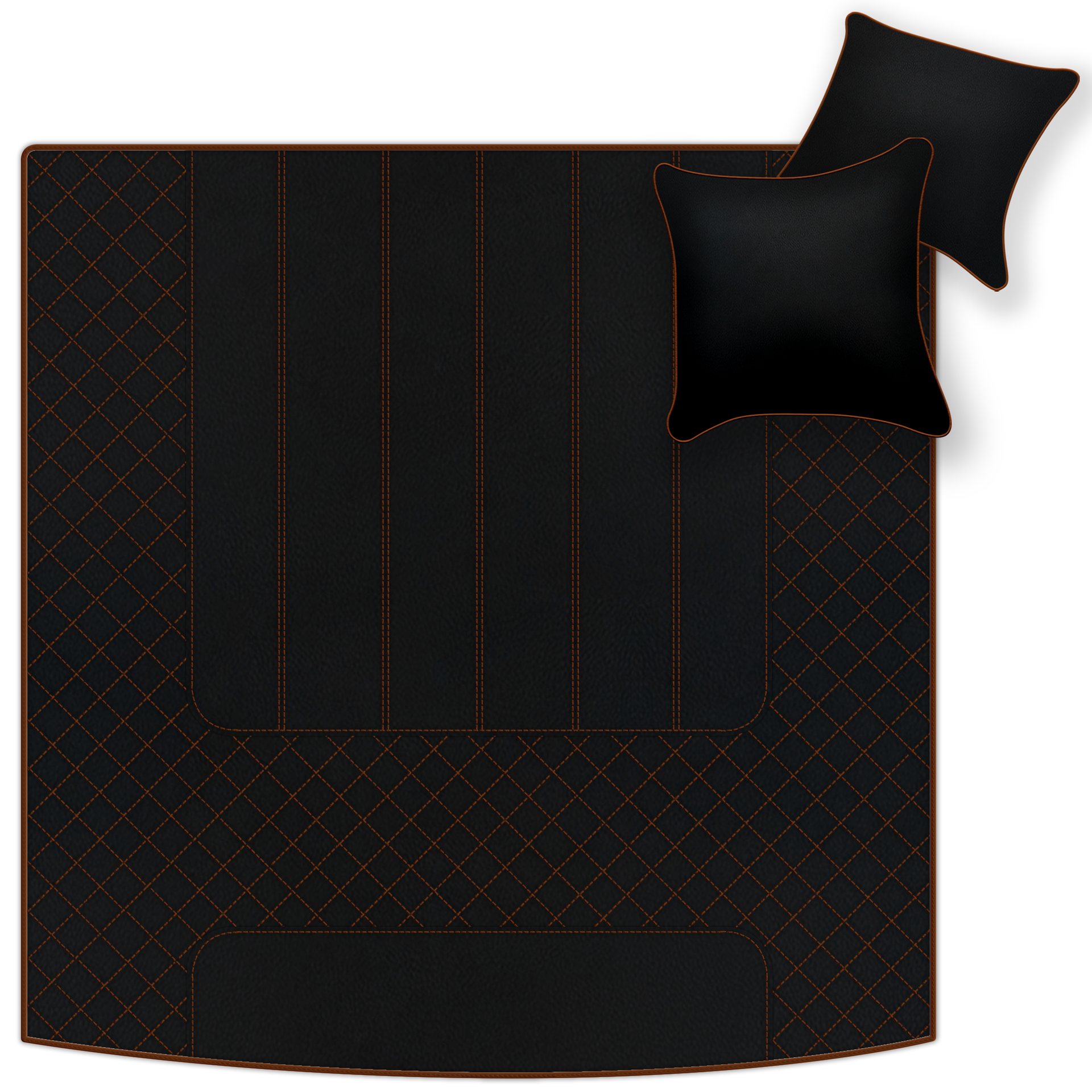 Alfombrillas de cuero personalizables con patrón hexagonal Raptor para Bentley Continental GT (2003–2011) - AutoWin