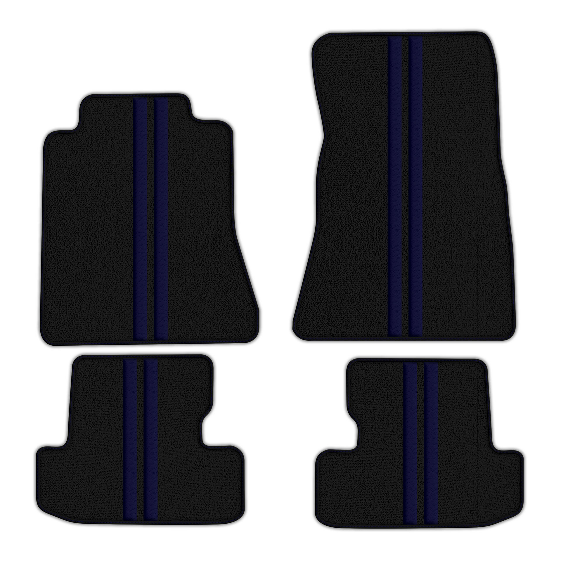 Black Floor Mats for Ford Mustang V FL (2011-2014) - Stylish