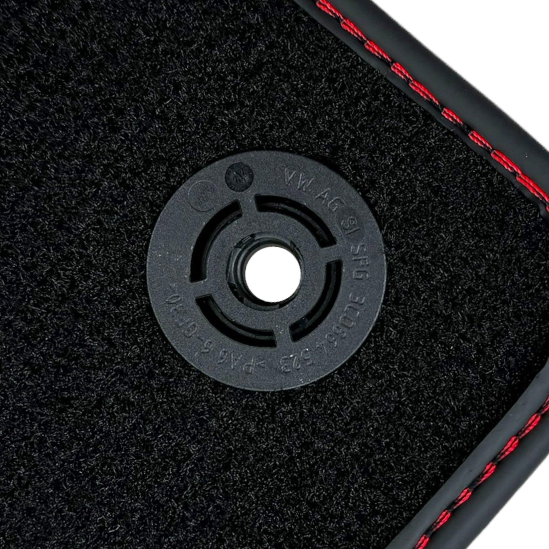 Black Floor Mats for Audi R8 (2015-2024) with Black Trim