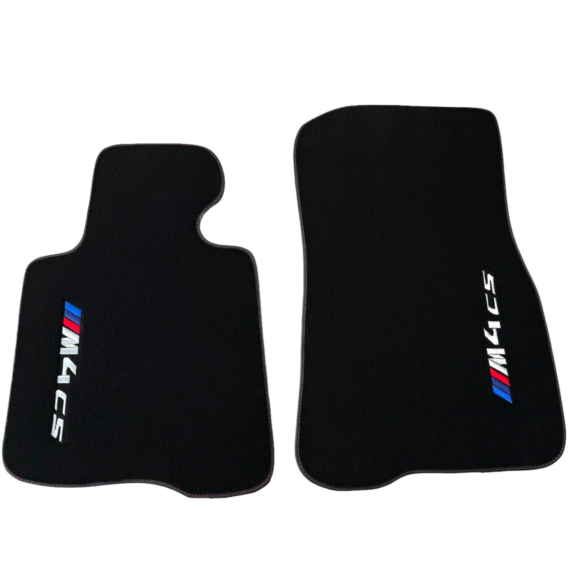 Black Floor Mats for BMW M4 CS G82 Coupe (2021-2025) - AutoWin