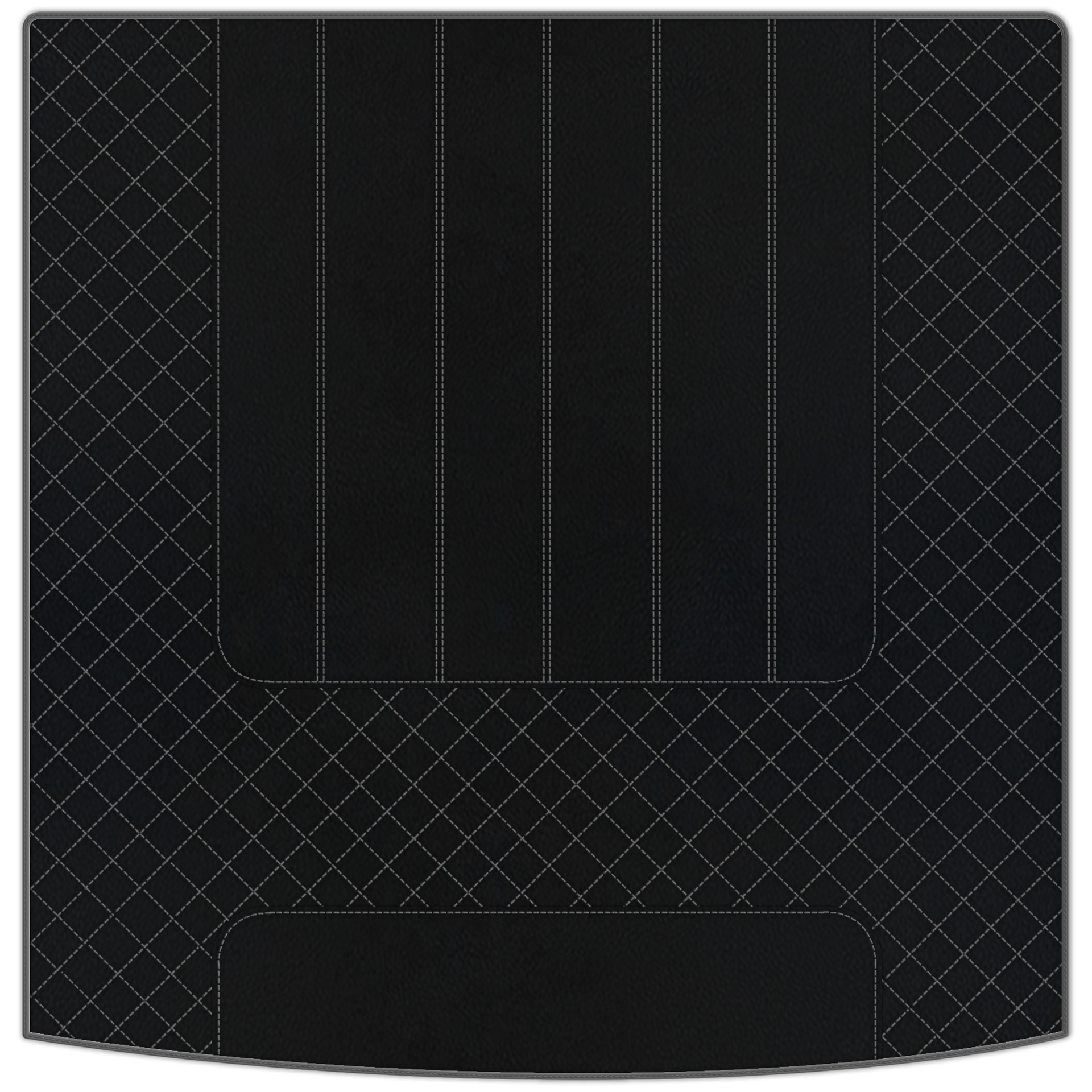 Customizable Leather Floor Mats with Raptor Hex Pattern for Rolls Royce Shadow (1965-1977) - AutoWin