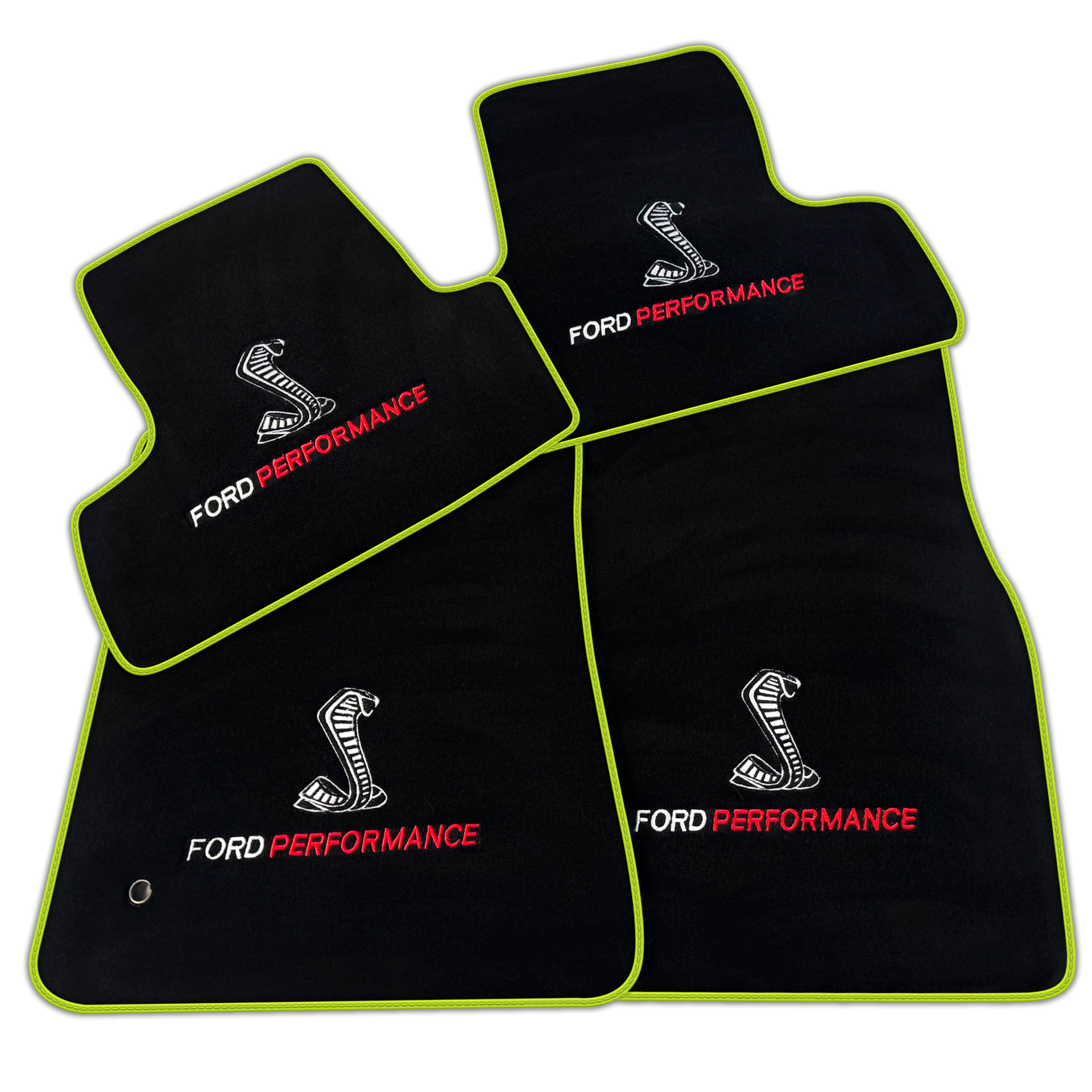 Black Floor Mats for Ford Mustang V FL (2011-2014) Ford Performance