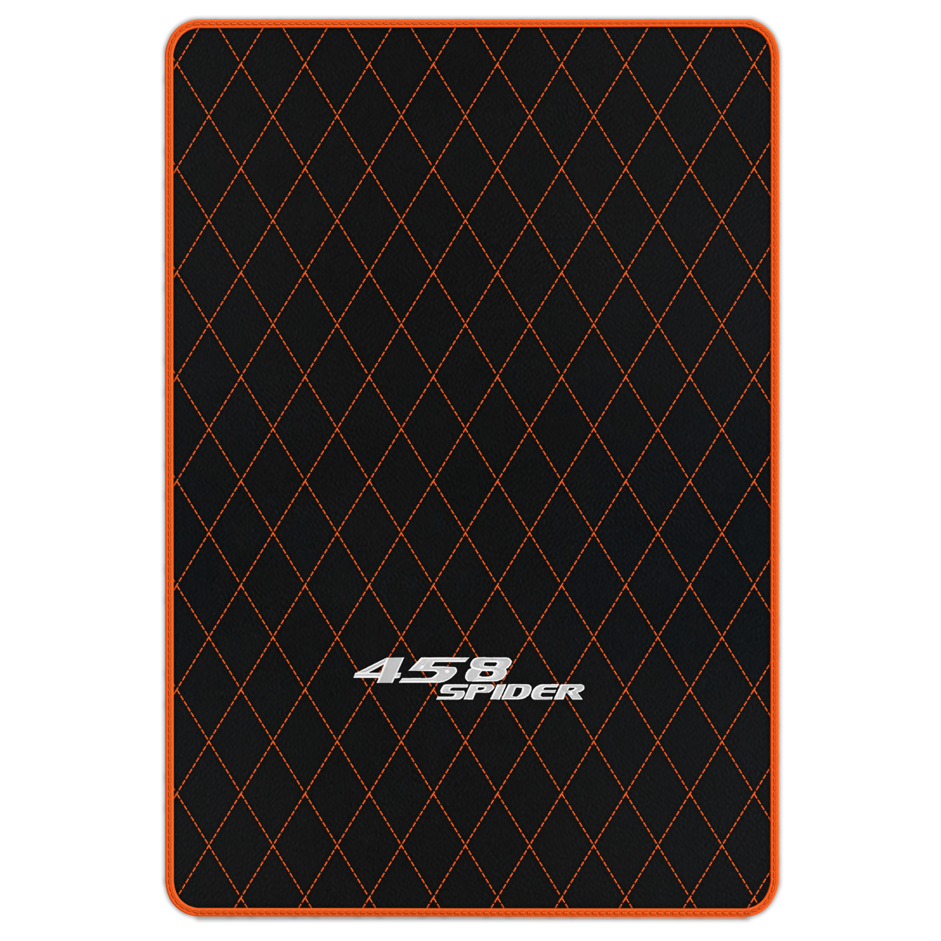 Black Leather Floor Mats for Ferrari 458 Spider (2012-2015) | Custom