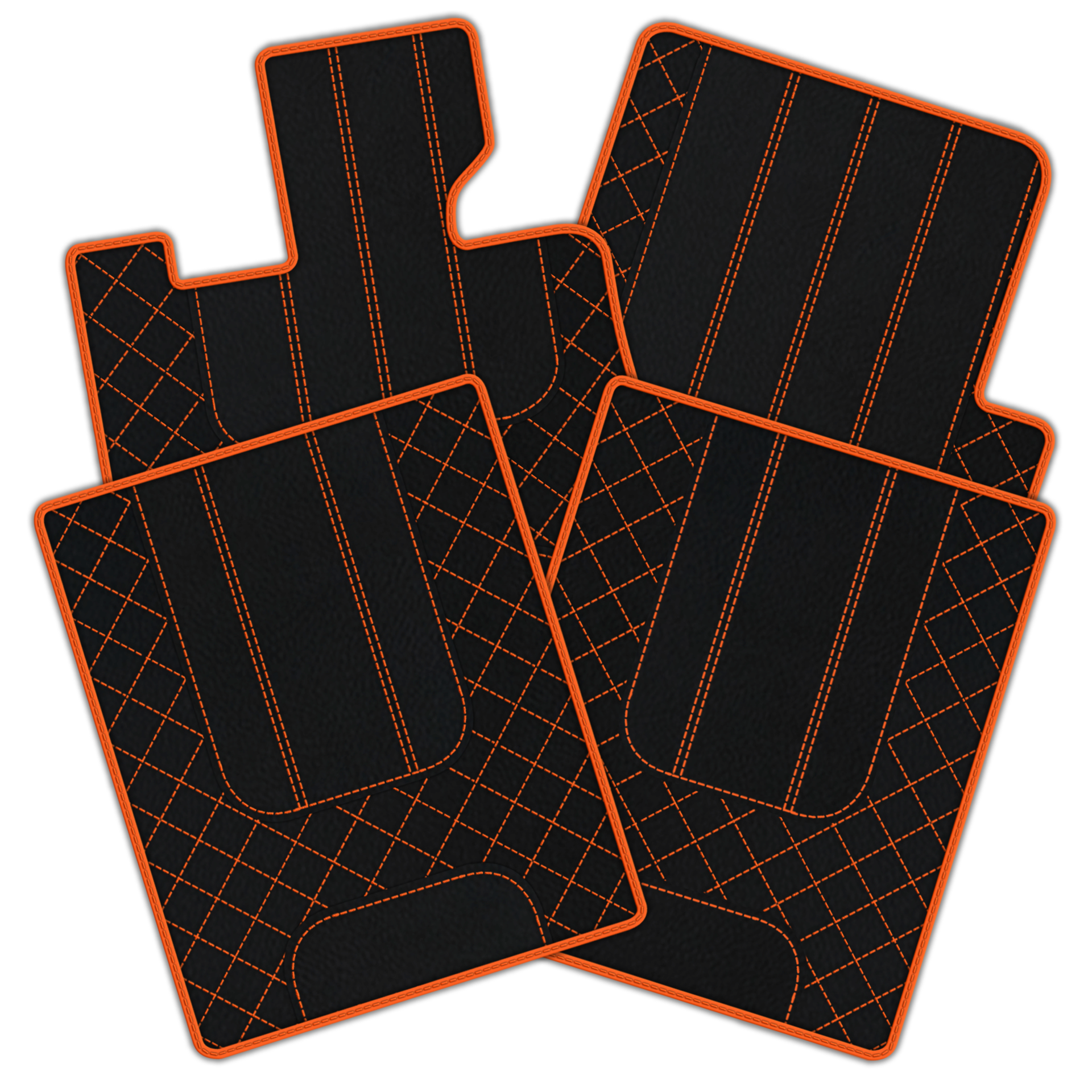 بساط جلد قابل للتخصيص بتصميم ديفاريو لسيارة بنتلي ريد ليبل RL (1998-2009) - AutoWin