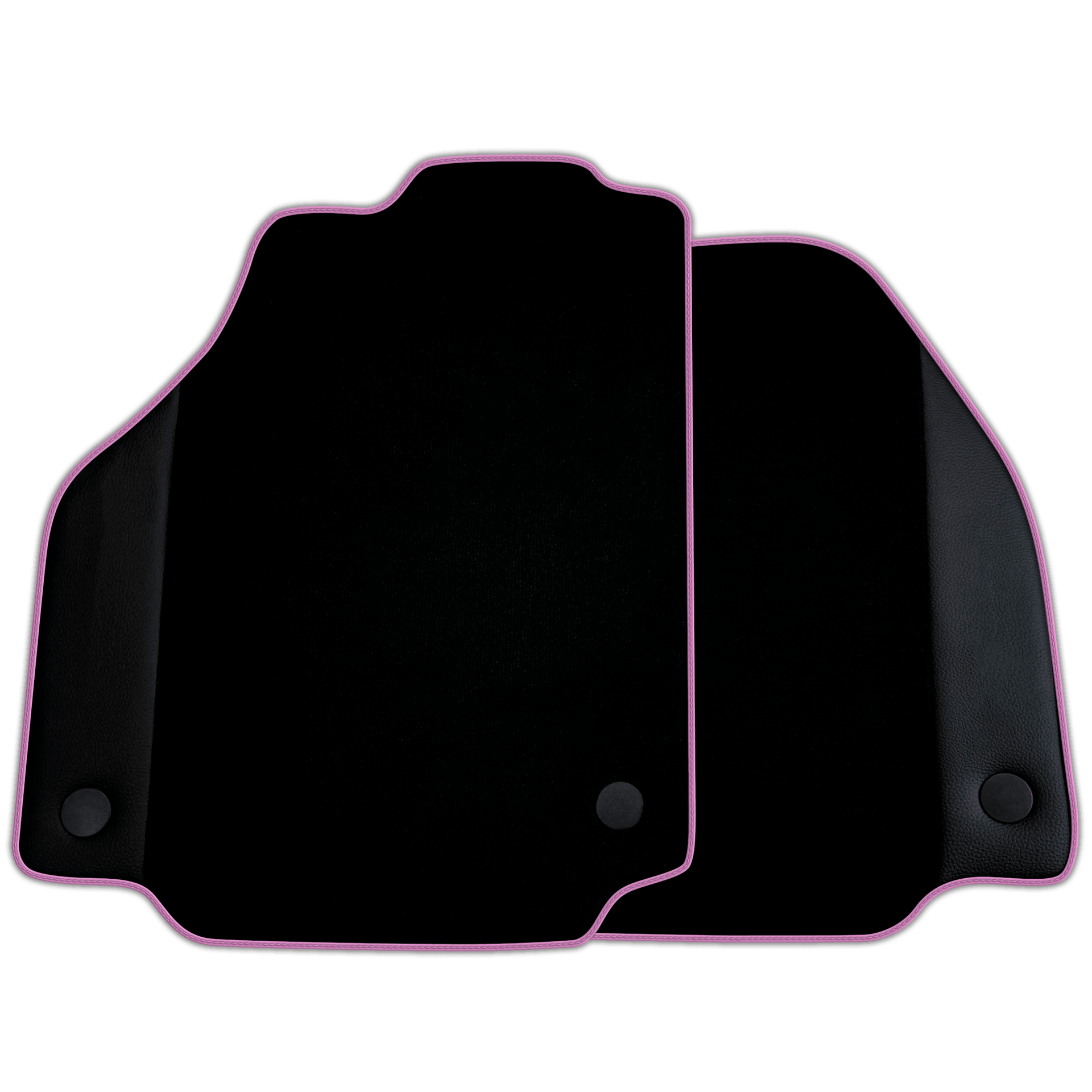 Custom Black Floor Mats for Ferrari 458 GT2 (2012-2015) With Leather | Various Trim Colors
