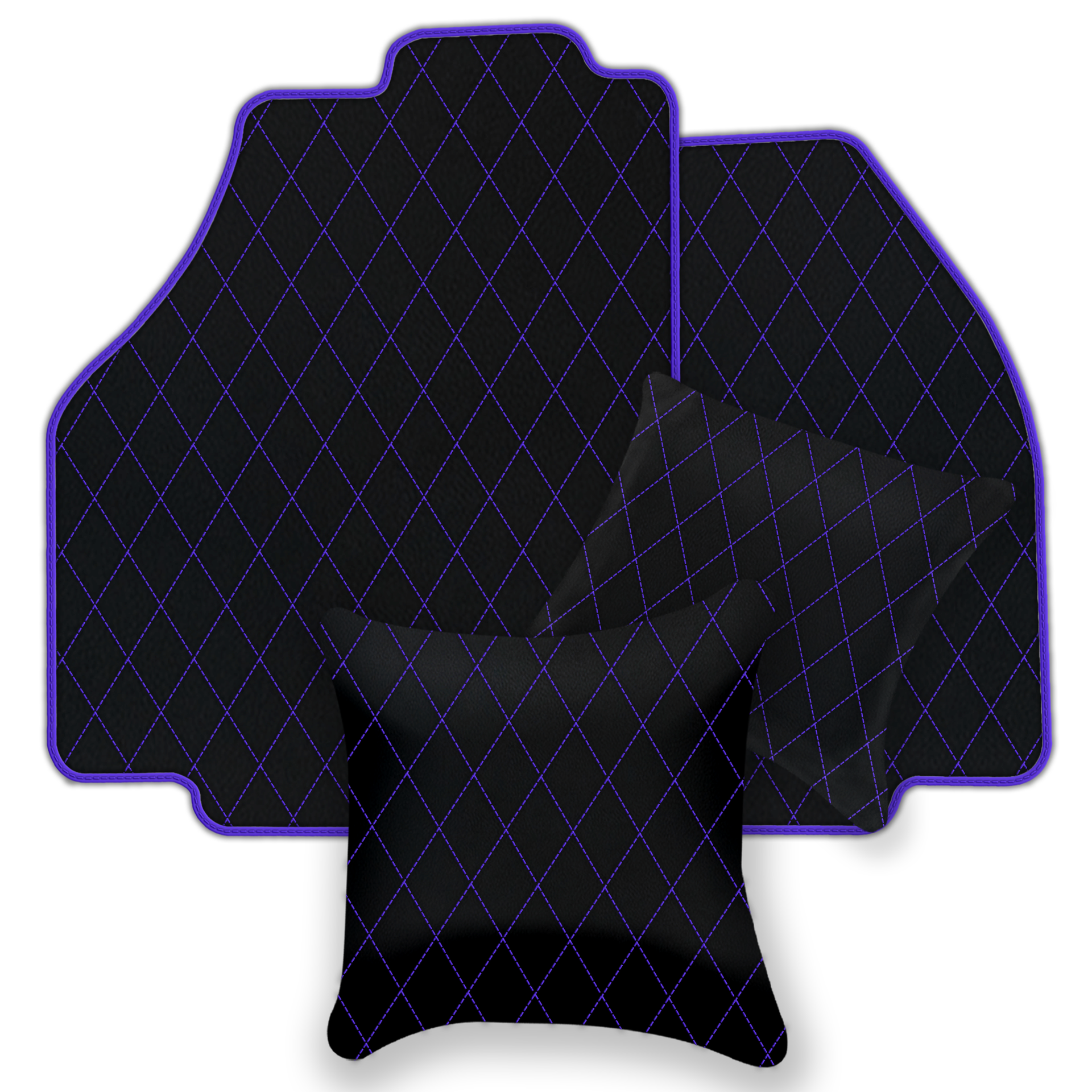 Premium Black Leather Floor Mats for Ferrari SF90 Stradale (2019-2024)