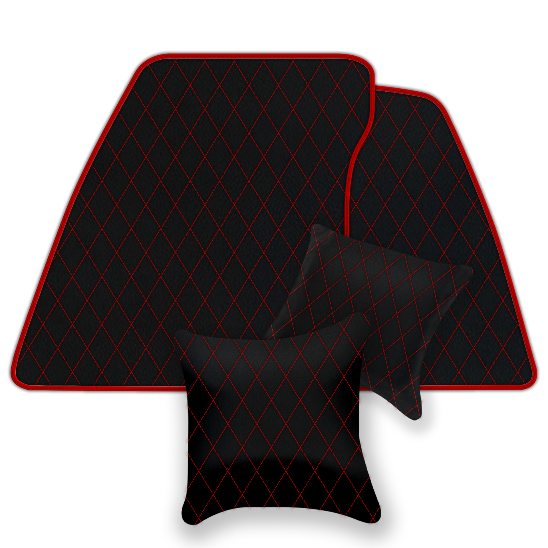 Black Leather Floor Mats for Bentley Mulsanne (2010-2020) | AW1 Design