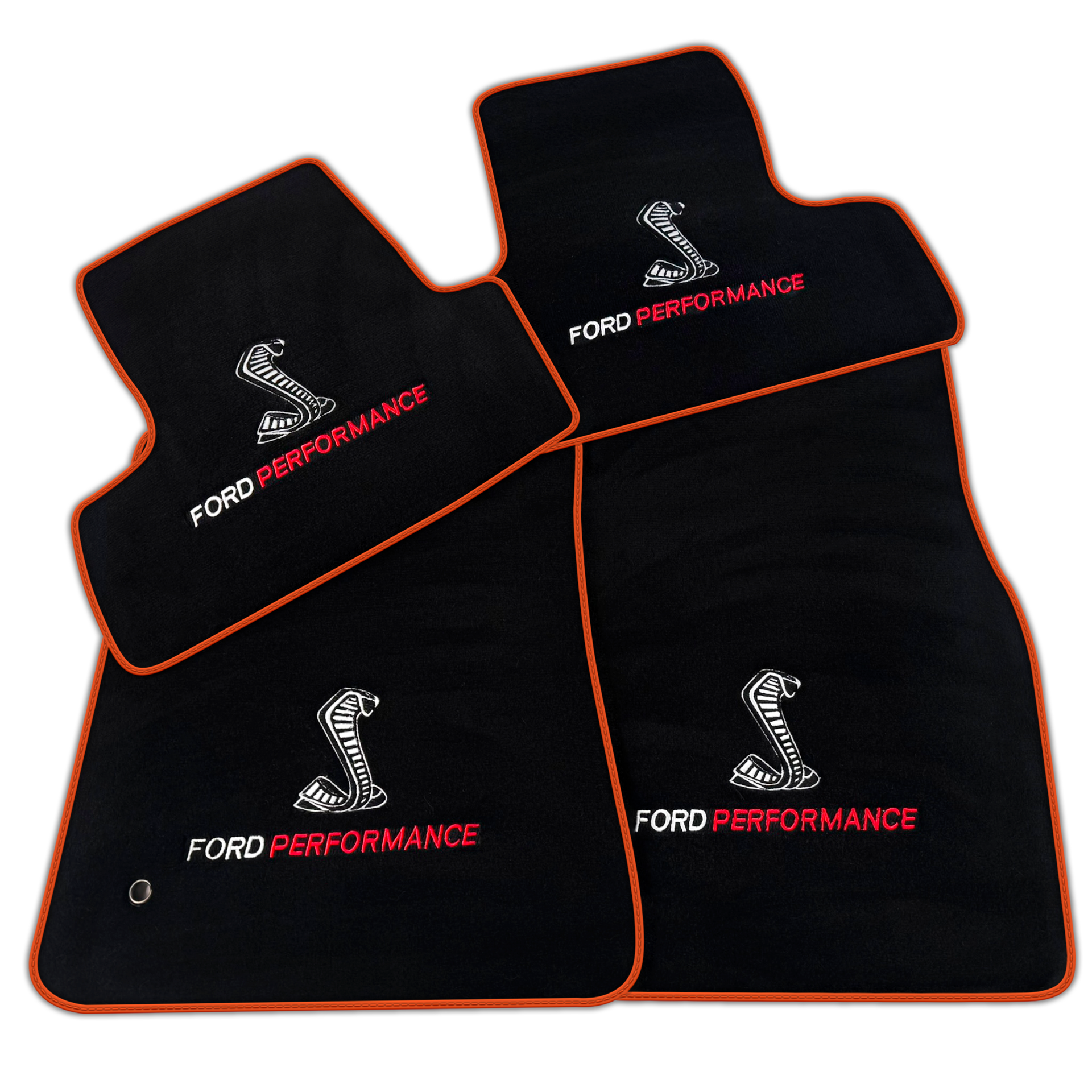 Black Floor Mats for Ford Mustang V (2004-2010) Ford Performance