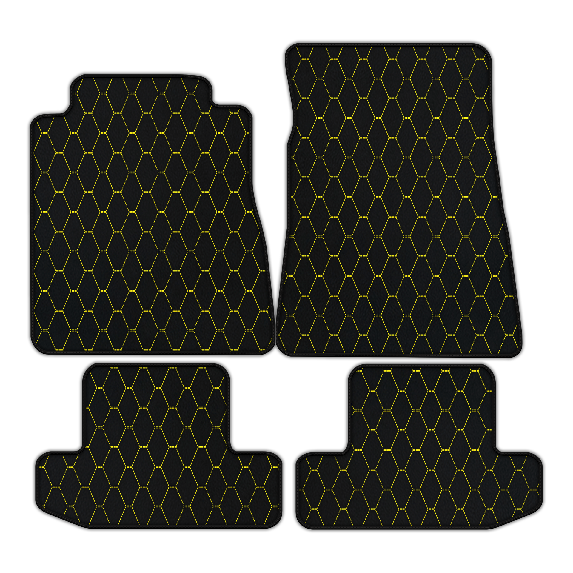Customizable Leather Floor Mats for Ford Mustang GT500 (2015-2021)