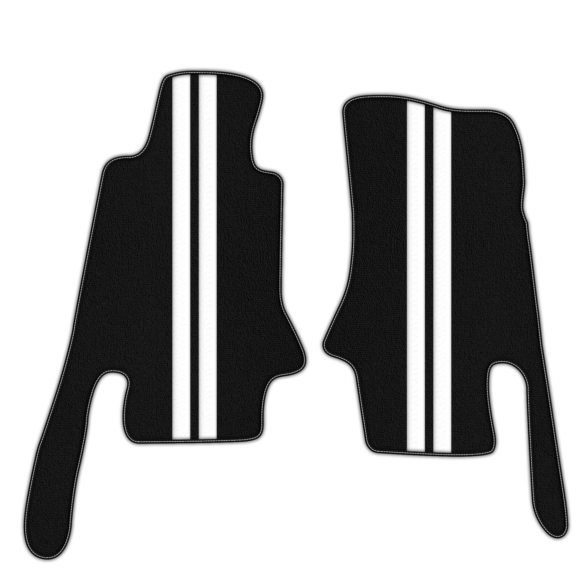 Custom Black Floor Mats for Chevrolet Corvette C4 (1984-1996)
