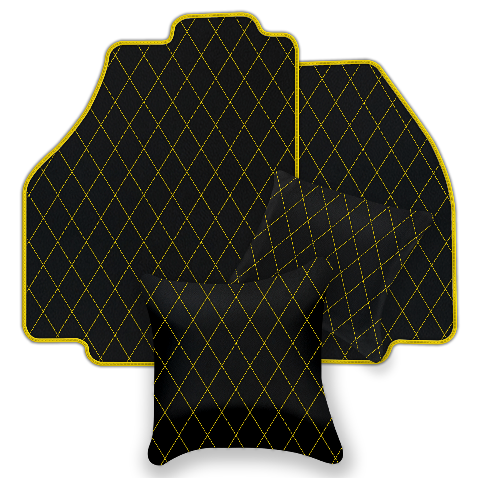 Premium Black Leather Floor Mats for Ferrari SF90 Stradale (2019-2024)