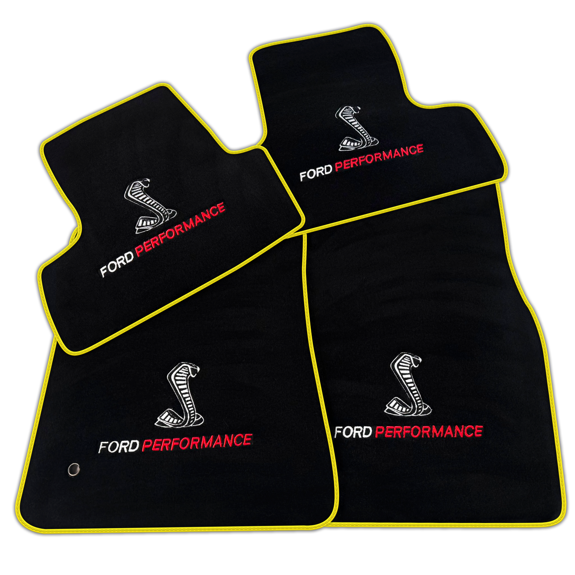 Black Floor Mats for Ford Mustang V FL (2011-2014) Ford Performance