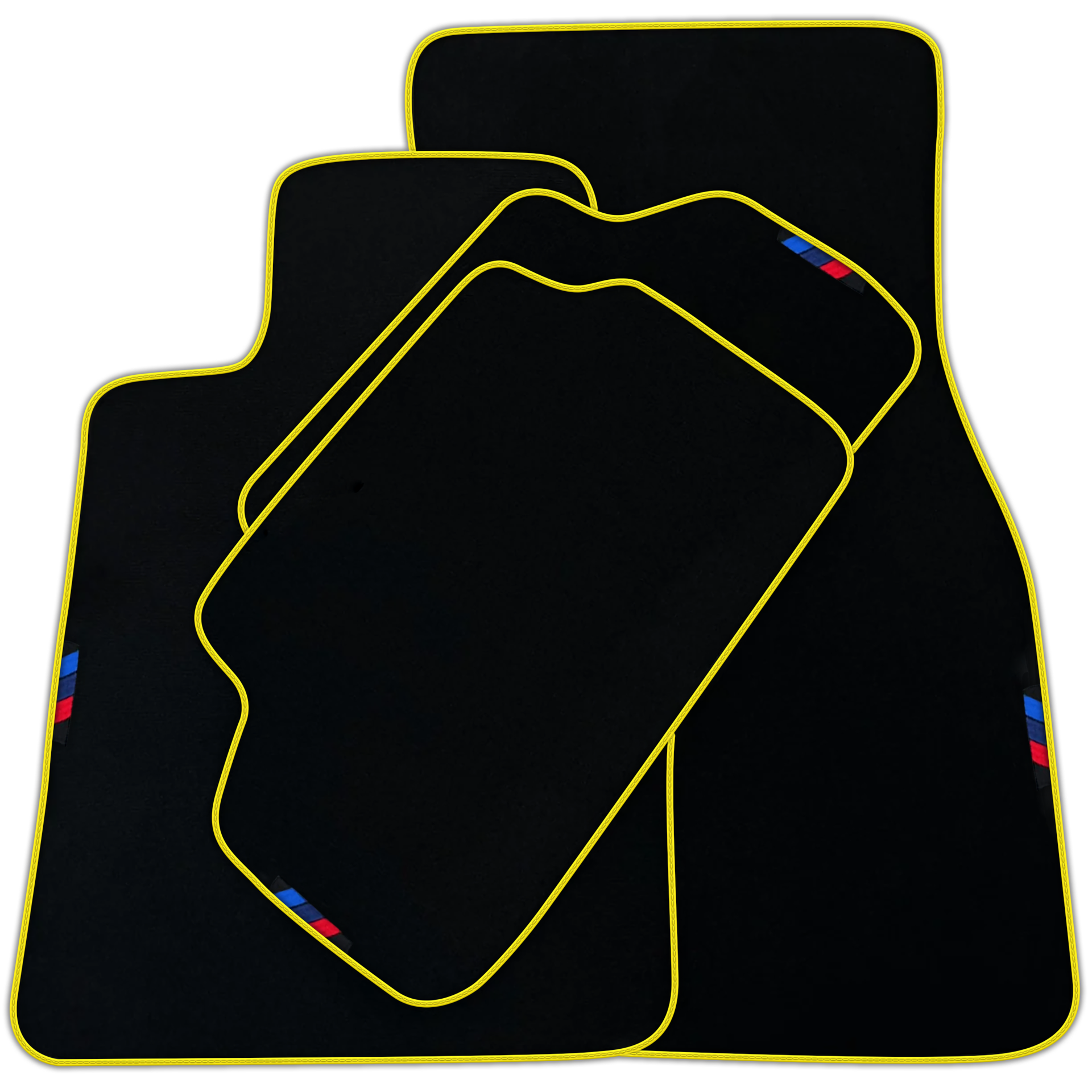 Black Floor Mats For BMW X3 Series F25 | Green Trim | Various Trim Colors