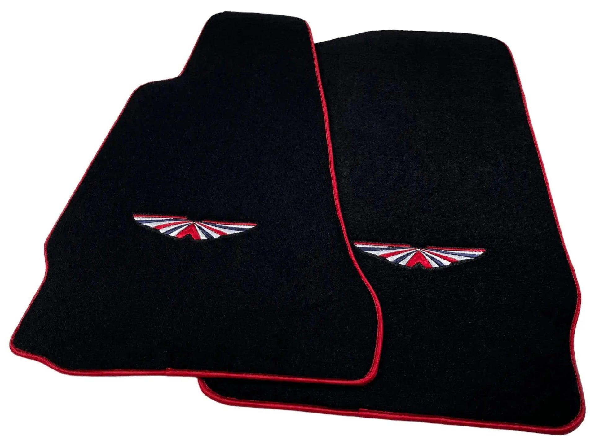 Black Floor Mats For Aston Martin DBX (2020– 2023) | Red Trim - AutoWin