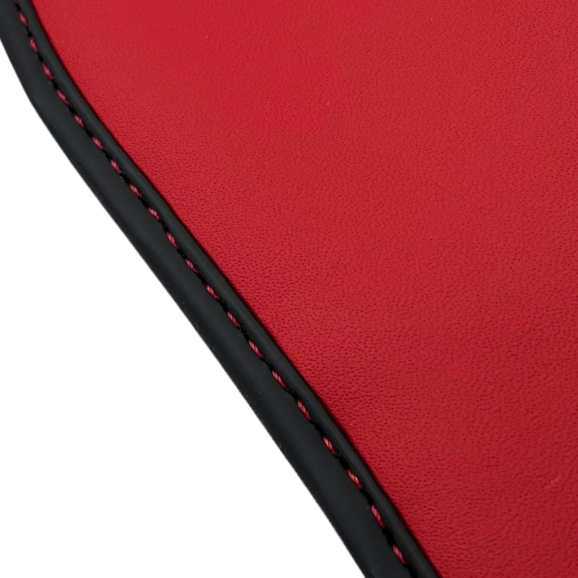 Black Floor Mats for Lamborghini Urus with Red Leather | ER56 Design - AutoWin
