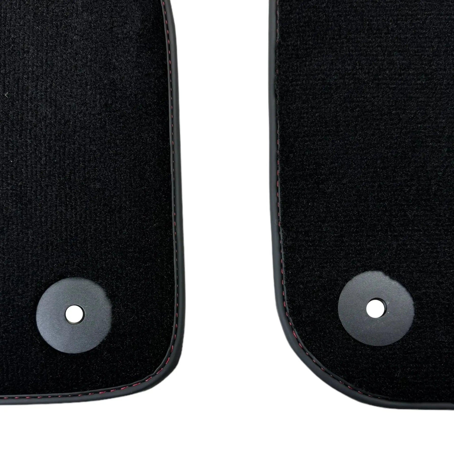 Black Floor Mats for Lamborghini Urus with Red Leather | ER56 Design - AutoWin