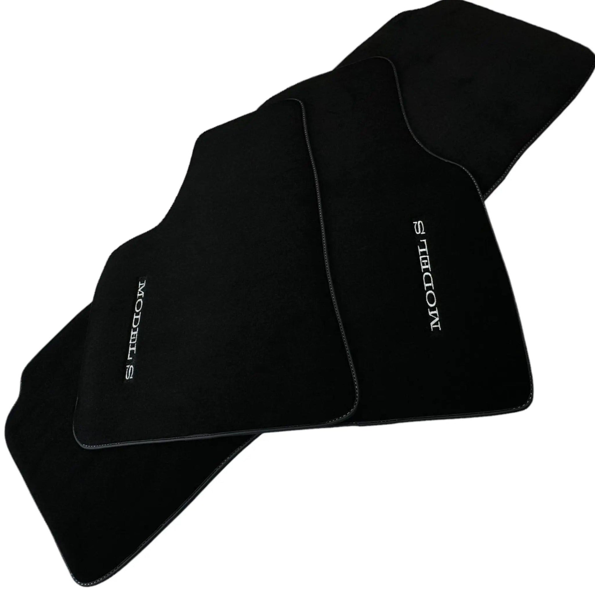 Black Floor Mats For Tesla Model S (2012-2023) - AutoWin