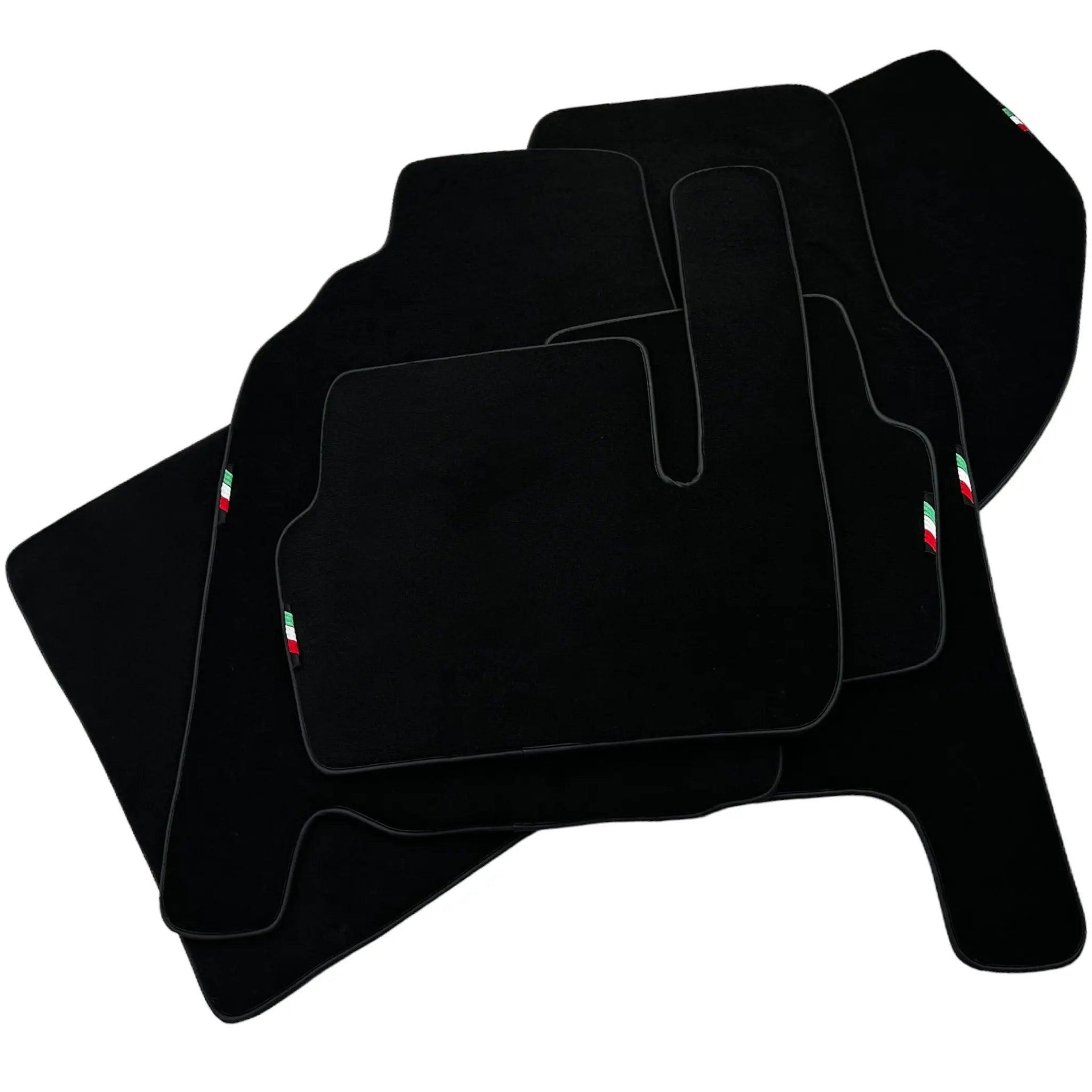 Black Floor Mats Set with Trunk Mat For Ferrari 456 (1992-2003) Italian Edition - AutoWin