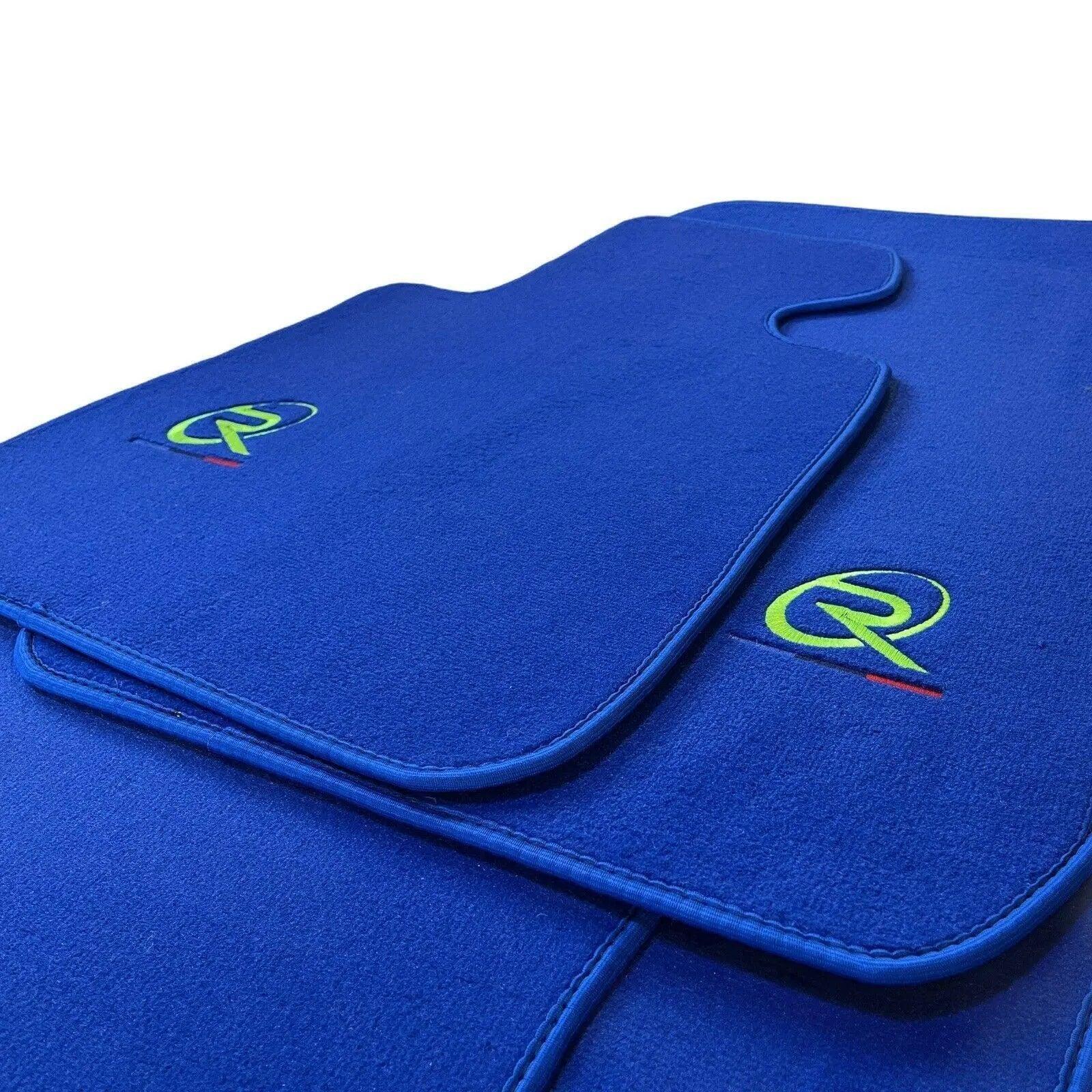 Blue Mats For BMW 4 Series G22 Coupe Tailored Set Perfect Fit - AutoWin