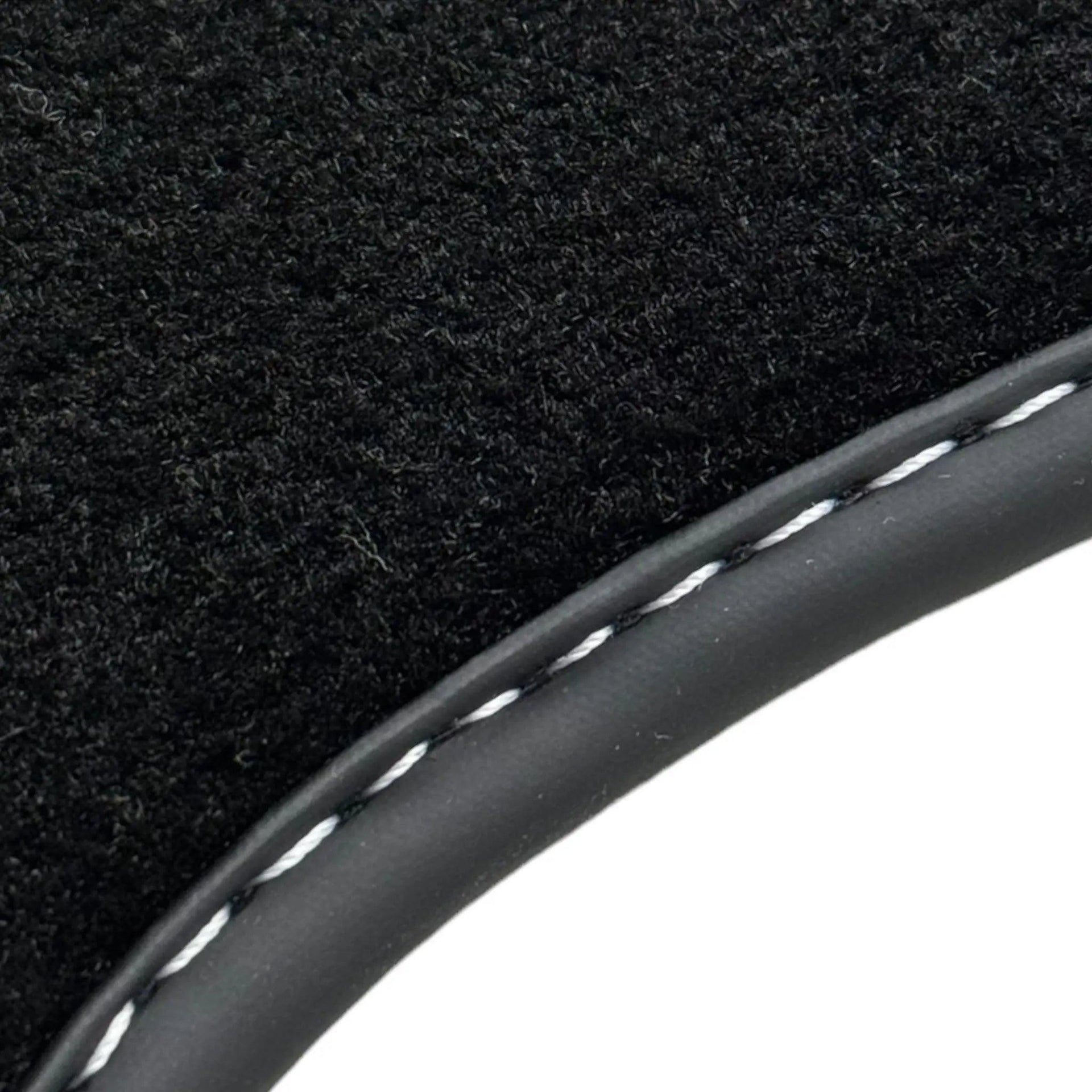 Floor Mats for Tesla Model X - 7 Seats (2016-2024) Black Tailored Carpets ER56 Design - AutoWin