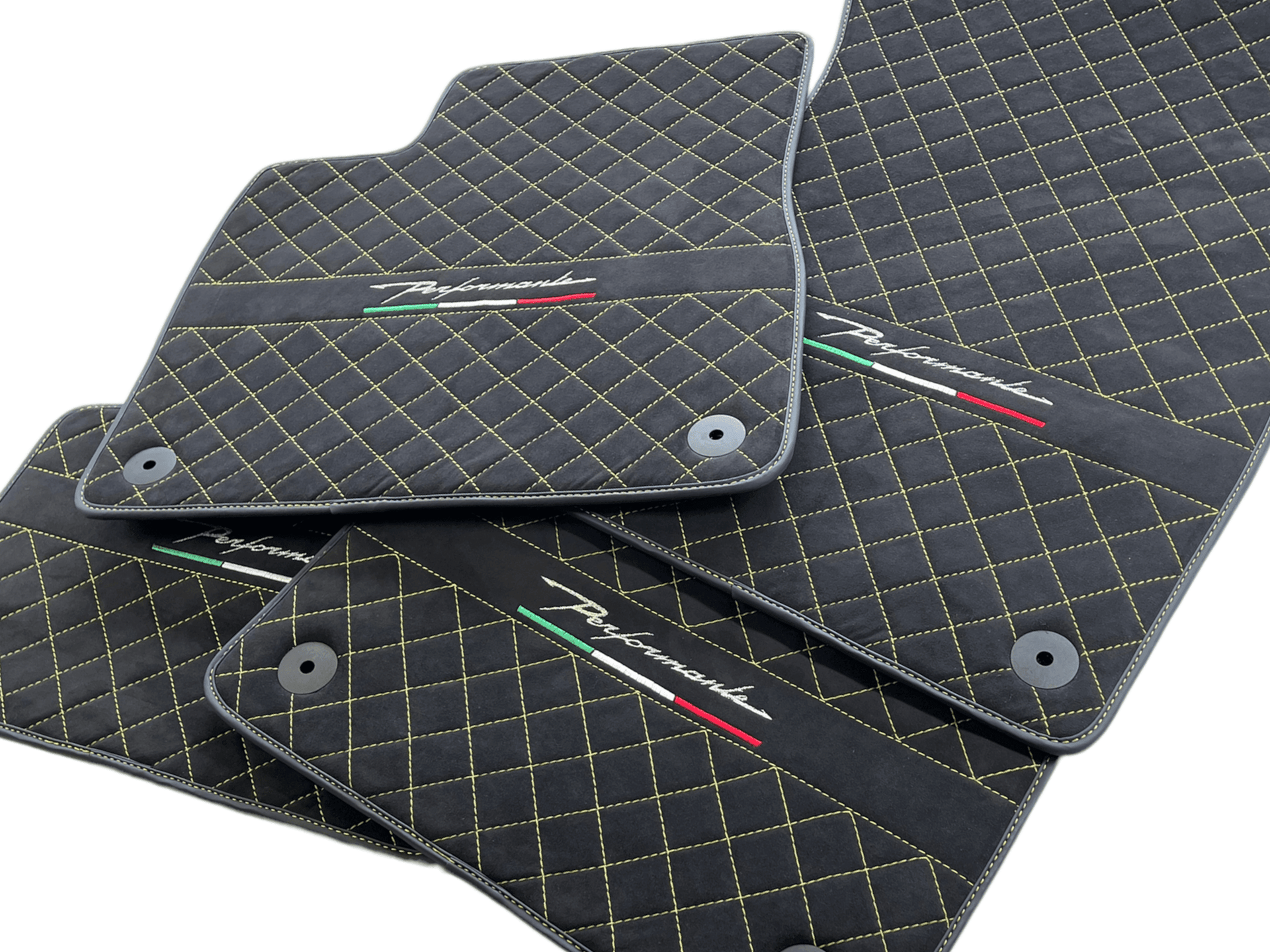Floor Mats For Lamborghini Urus Performante Alcantara Leather - AutoWin