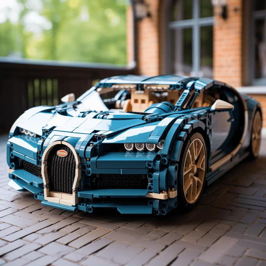 La asombrosa hazaña de LEGO: Un Bugatti Chiron de tamaño real, funcional y que realmente puedes conducir.