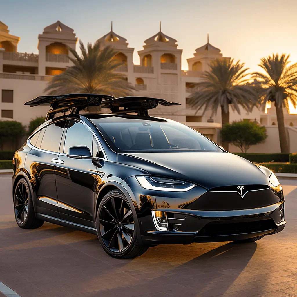 Tesla Model X avec 6 places (2015–2023) : Redéfinir la mobilité familiale, une porte Falcon à la fois