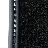 Black Floor Mats for Porsche 987 Cayman (2009-2012) with Red Alcantara Leather - AutoWin