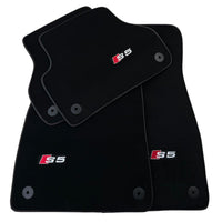 Black Floor Mats for Audi S5 2-door Convertible (2007-2024) - AutoWin