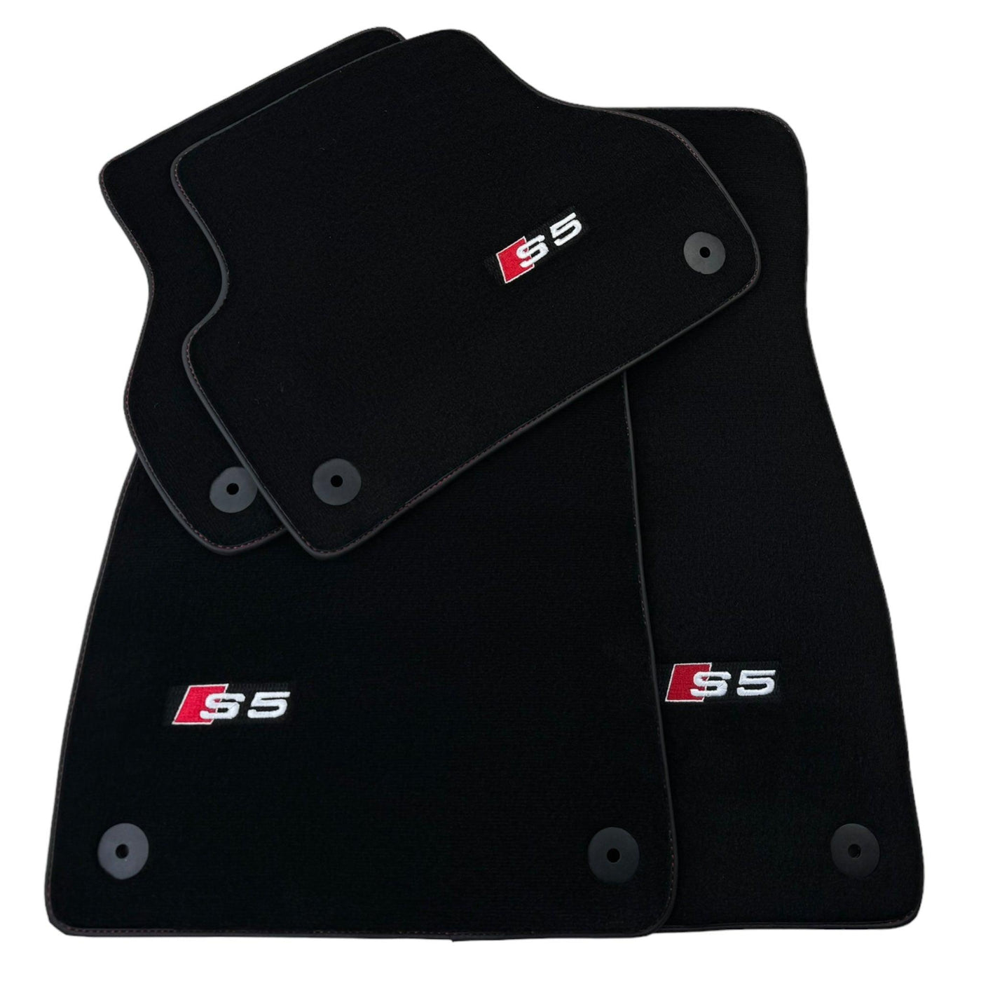 Black Floor Mats for Audi S5 2-door Coupe (2007-2024) - AutoWin