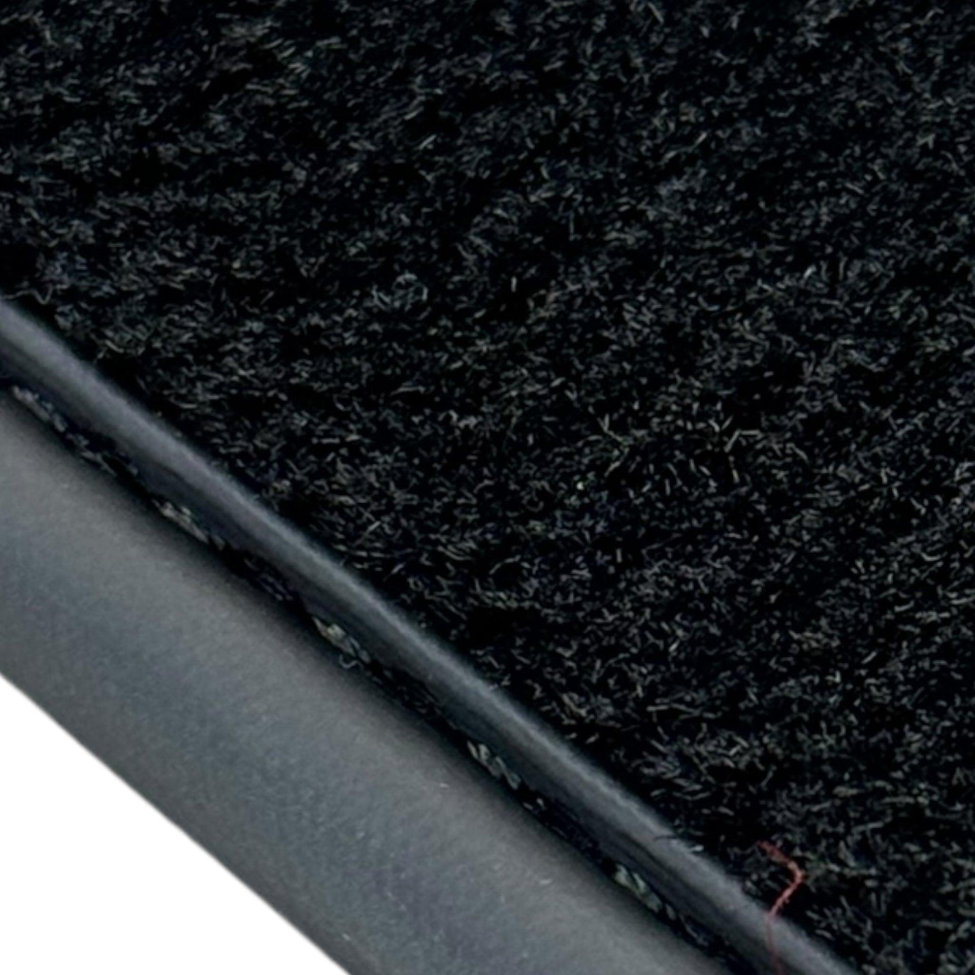 Black Floor Mats for Rolls Royce Shadow (1965-1977) with Black Leather - AutoWin