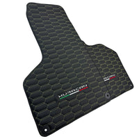 Floor Mats for Lamborghini Huracan Leather Yellow Stitching