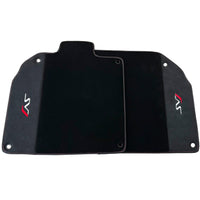 Black Floor Mats for Lamborghini Aventador SVJ with Alcantara Leather - AutoWin