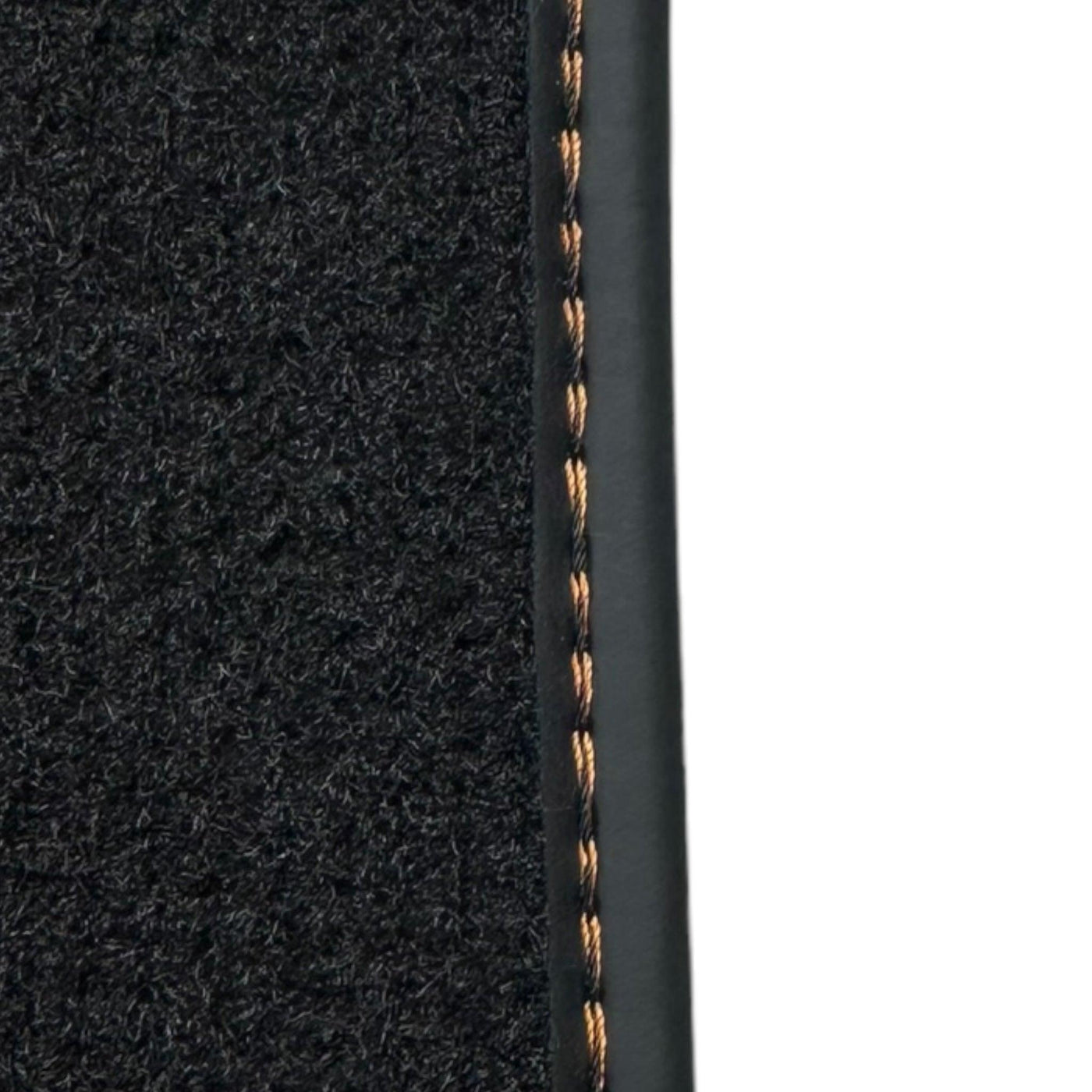 Floor Mats for Rolls Royce Wraith (2013–2023) with Orange Leather - AutoWin