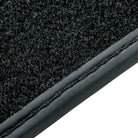 Black Leather Floor Mats for Rolls Royce Ghost Series II (2021-2024) ER56 Design - AutoWin