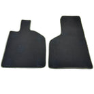 Black Floor Mats for Lamborghini Huracan Tecnica with Alcantara Leather | Green Edition - AutoWin