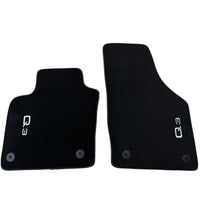 Black Floor Mats for Audi Q3 F3 Sportback (2018-2024) - AutoWin