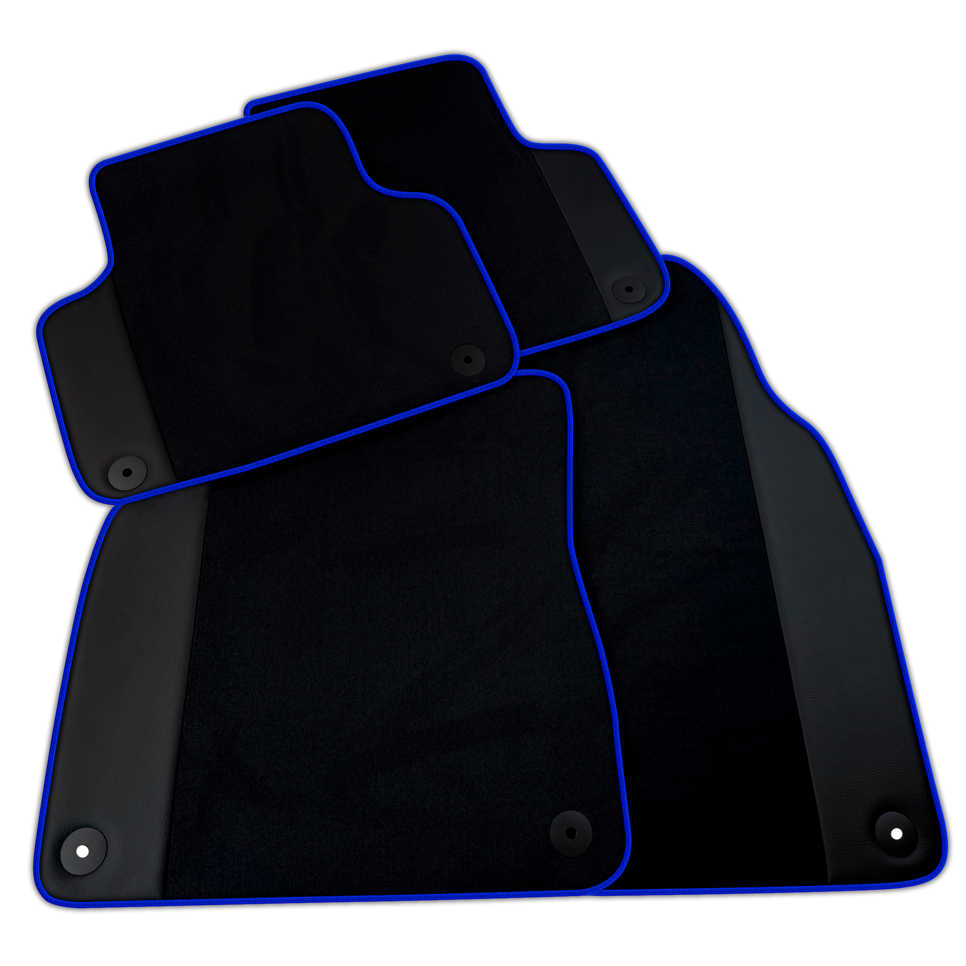 Black Floor Mats for Lamborghini Urus with Leather | Various Trim Colors Option