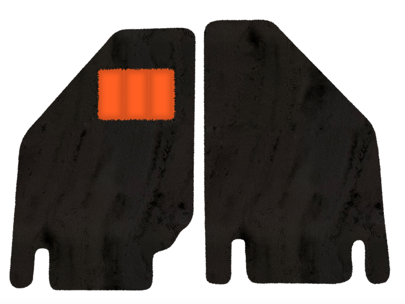 Tappetini in pelle personalizzabili con motivo esagonale Viper per Lamborghini Countach (1974–1990) - AutoWin