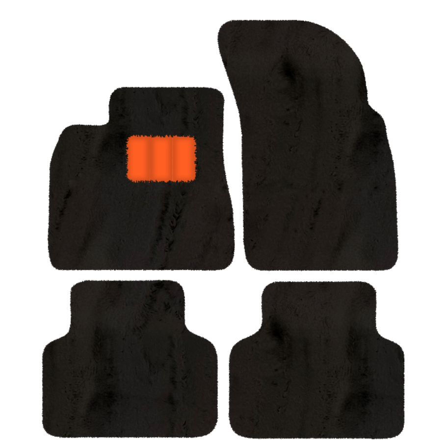 Customizable Leather Floor Mats with Interlaced Hex Pattern for Bentley Bentayga (2015-2023) - AutoWin